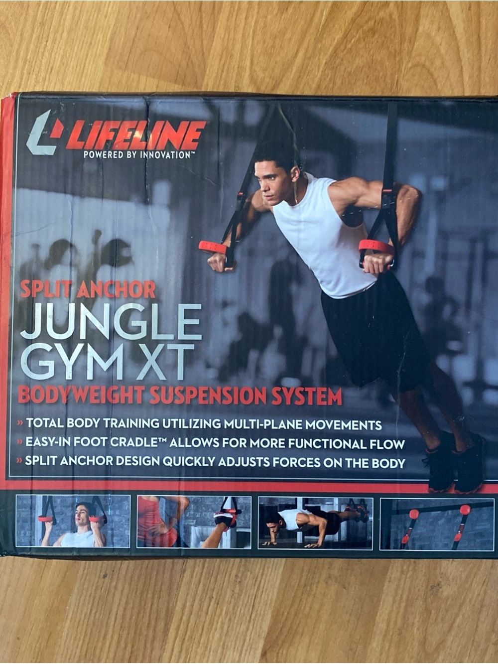 LIFELINE Jungle Gym XT Bodyweight Suspension System - Black/White